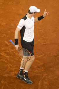 Tennis Match Tomás Berdych vs Andy Murray in Madrid