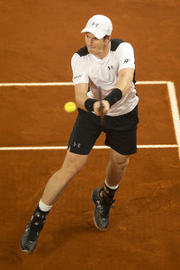 Tennis Match Tomás Berdych vs Andy Murray in Madrid