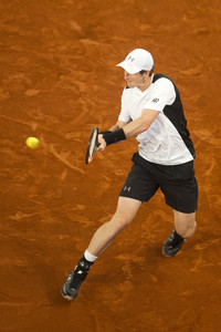 Tennis Match Tomás Berdych vs Andy Murray in Madrid