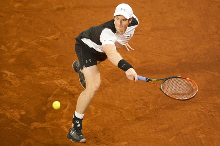 Tennis Match Tomás Berdych vs Andy Murray in Madrid