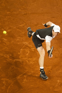 Tennis Match Tomás Berdych vs Andy Murray in Madrid