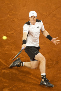 Tennis Match Tomás Berdych vs Andy Murray in Madrid