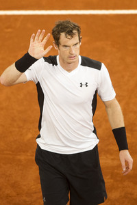Tennis Match Tomás Berdych vs Andy Murray in Madrid