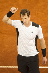 Tennis Match Tomás Berdych vs Andy Murray in Madrid