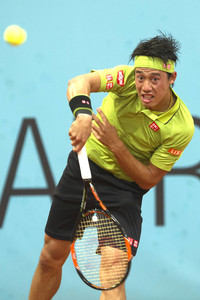 Tennis Match Nick Kyrgios vs Kei Nishikori in Madrid