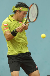 Tennis Match Nick Kyrgios vs Kei Nishikori in Madrid