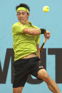 Tennis Match Nick Kyrgios vs Kei Nishikori in Madrid