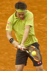 Tennis Match Nick Kyrgios vs Kei Nishikori in Madrid