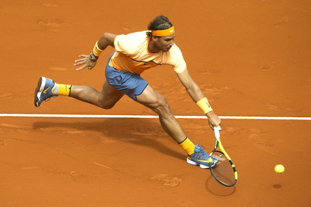 Tennis Match Rafael Nadal vs Joao Sousa in Madrid