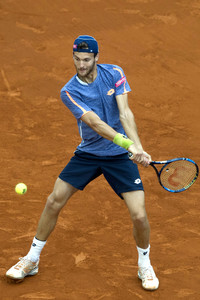 Tennis Match Rafael Nadal vs Joao Sousa in Madrid