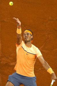 Tennis Match Rafael Nadal vs Joao Sousa in Madrid
