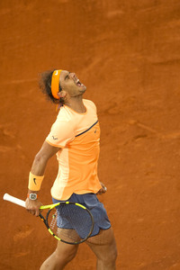 Tennis Match Rafael Nadal vs Joao Sousa in Madrid