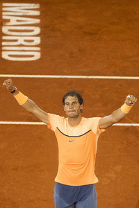 Tennis Match Rafael Nadal vs Joao Sousa in Madrid