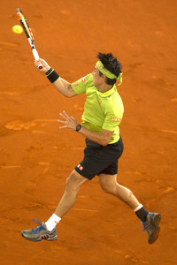 Tennis Match Novak Djokovic vs Kei Nishikori in Madrid