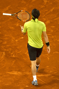 Tennis Match Novak Djokovic vs Kei Nishikori in Madrid