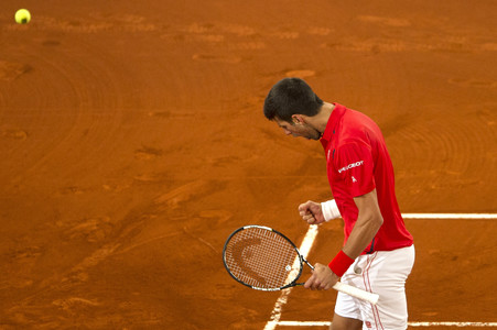 Tennis Match Novak Djokovic vs Kei Nishikori in Madrid