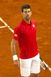 Tennis Match Novak Djokovic vs Kei Nishikori in Madrid