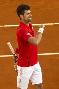 Tennis Match Novak Djokovic vs Kei Nishikori in Madrid