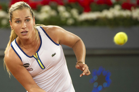 Tennis Match Dominika Cibulková vs Simona Halep in Madrid