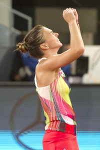 Tennis Match Dominika Cibulková vs Simona Halep in Madrid