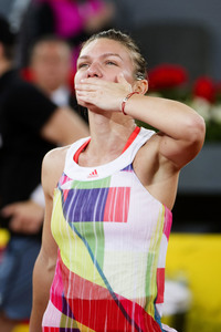 Tennis Match Dominika Cibulková vs Simona Halep in Madrid