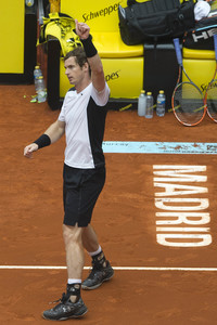 Tennis Match Andy Murray vs Rafael Nadal in Madrid