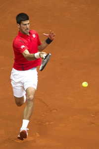 Tennis Match Novak Djokovic vs Andy Murray in Madrid