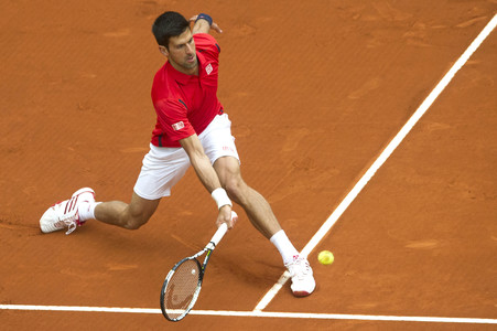 Tennis Match Novak Djokovic vs Andy Murray in Madrid