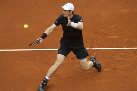 Tennis Match Novak Djokovic vs Andy Murray in Madrid
