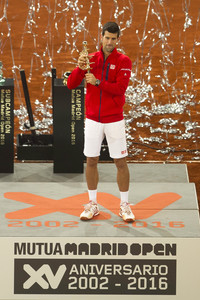 Tennis Match Novak Djokovic vs Andy Murray in Madrid