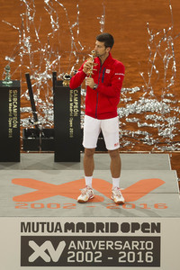 Tennis Match Novak Djokovic vs Andy Murray in Madrid