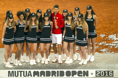Tennis Match Novak Djokovic vs Andy Murray in Madrid