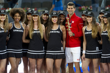 Tennis Match Novak Djokovic vs Andy Murray in Madrid