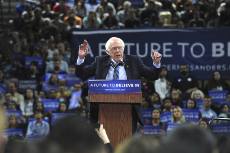 Wahlkampfrede von Bernie Sanders in New York