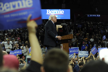 Wahlkampfrede von Bernie Sanders in New York