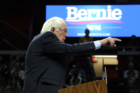 Wahlkampfrede von Bernie Sanders in New York