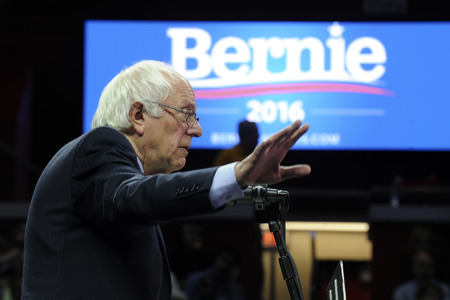 Wahlkampfrede von Bernie Sanders in New York