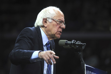 Wahlkampfrede von Bernie Sanders in New York