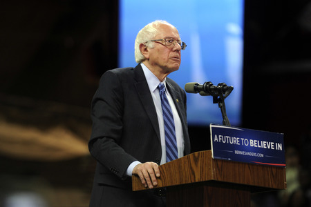 Wahlkampfrede von Bernie Sanders in New York