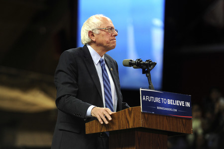 Wahlkampfrede von Bernie Sanders in New York