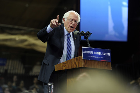 Wahlkampfrede von Bernie Sanders in New York