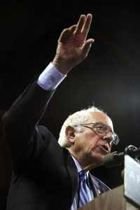 Wahlkampfrede von Bernie Sanders in New York