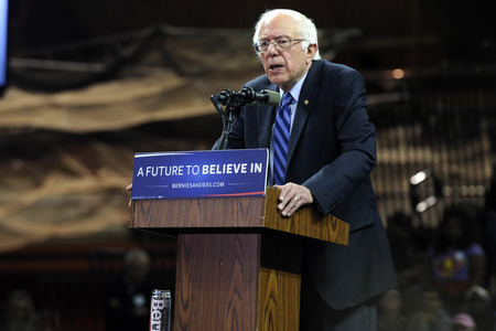Wahlkampfrede von Bernie Sanders in New York