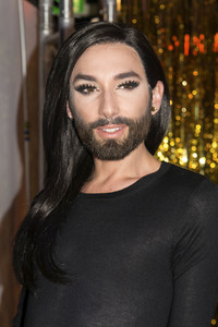 Enthüllung der Wachsfigur von Conchita Wurst in Berlin