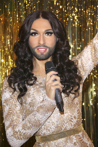Enthüllung der Wachsfigur von Conchita Wurst in Berlin