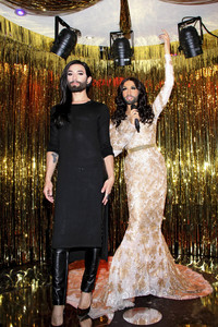 Enthüllung der Wachsfigur von Conchita Wurst in Berlin