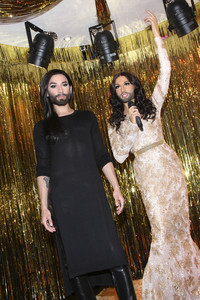 Enthüllung der Wachsfigur von Conchita Wurst in Berlin