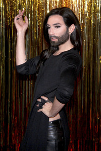 Enthüllung der Wachsfigur von Conchita Wurst in Berlin