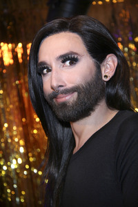 Enthüllung der Wachsfigur von Conchita Wurst in Berlin