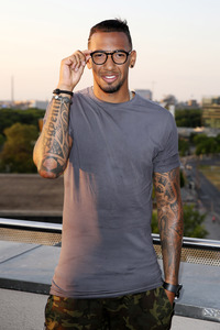 Jerome Boateng präsentiert seine Brillenkollektion in Berlin
